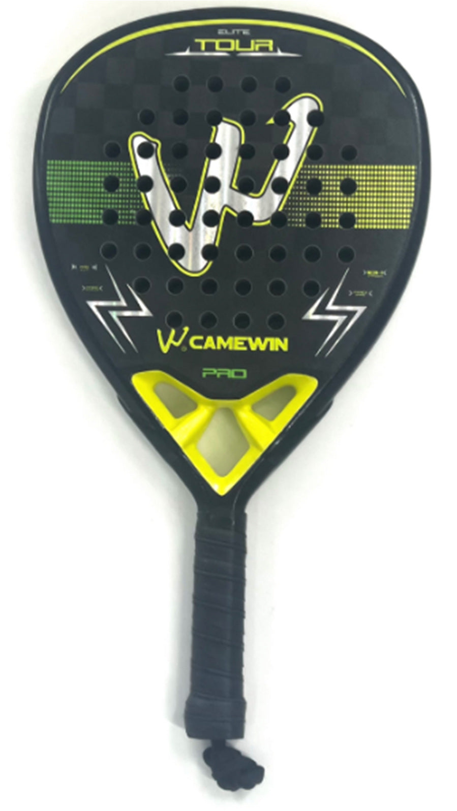 18K Carbon Fibre Padel Racket with Cover