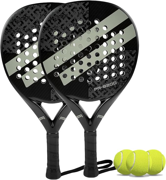 Lightweight Carbon Fibre Padel Racket - EVA Foam Core