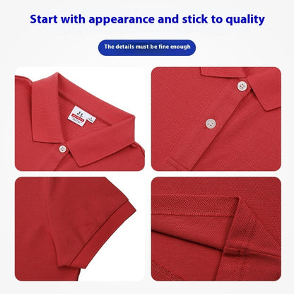 Lapel T-shirt Dress Work Clothes Tennis Athletic
