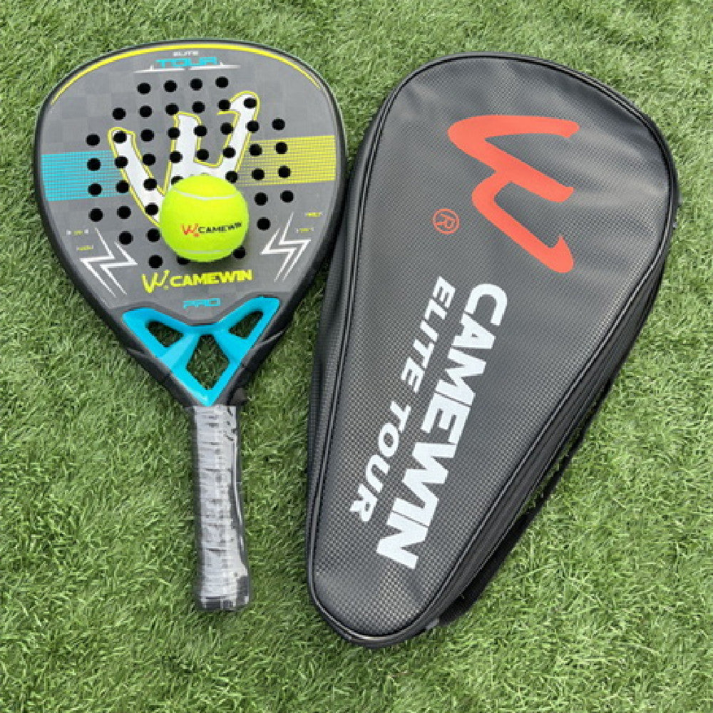 18K Carbon Fibre Padel Racket with Cover