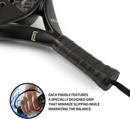 Lightweight Carbon Fibre Padel Racket - EVA Foam Core