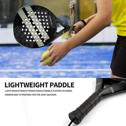 Lightweight Carbon Fibre Padel Racket - EVA Foam Core